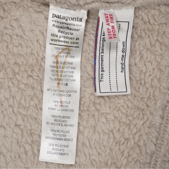 Patagonia Furry Fleece Hoodie Jacket - Picture 7 of 9